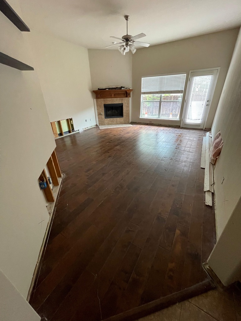 Living Room Water Damage Restoration After