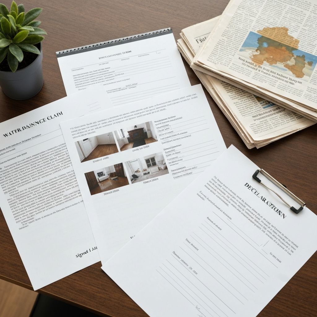 Navigating Insurance Claims for Water Damage: A Complete Guide